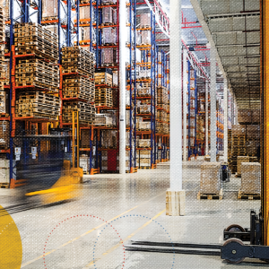 Interior of warehouse, representing whether buying, leasing, or outsourcing logistics is best