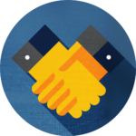 hands shaking icon