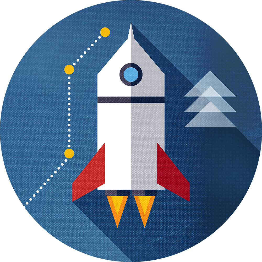 rocket ship icon