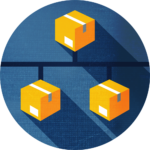 icon of shipping boxes