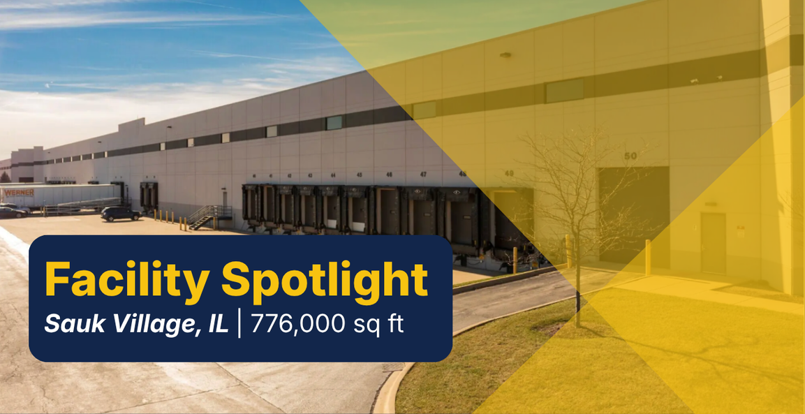 sauk village, il facility spotlight - 776,000 square feet