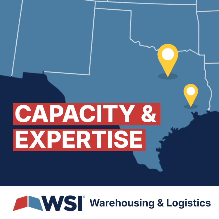 capacity and expertise - map of texas with locations marked