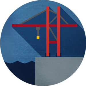 industrial crane icon