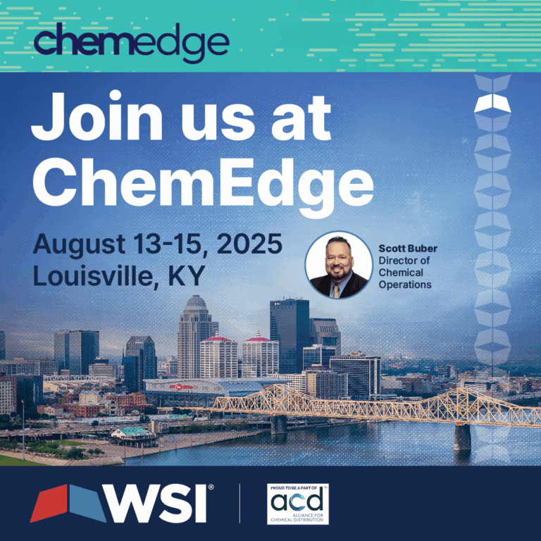 Join WSI at chemedge august 13-15, 2025, in lousiville, kentucky