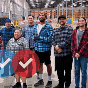 A WSI warehouse team, representing the importance of employee retention