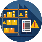 inventory on shelves icon