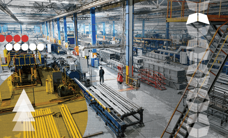 manufacturing warehouse, representing embedded logistics