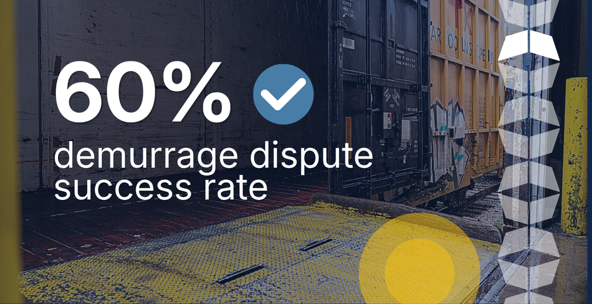 stat on WSI's rail transload services demurrage dispute rate - 60%