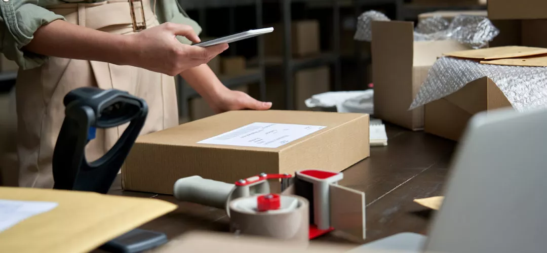 Box Barcode scanning of small parcel shipping