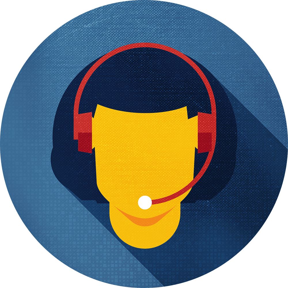 customer service worker icon
