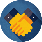 shaking hands icon