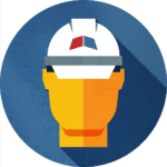 WSI worker wearing hardhat icon