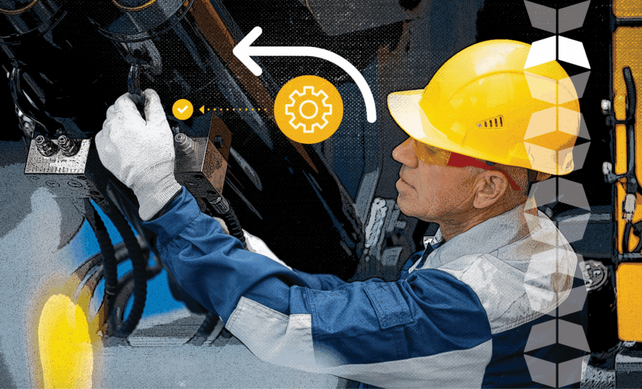 picture of warehouse worker handling equipment, representing the importance of MHE maintenance