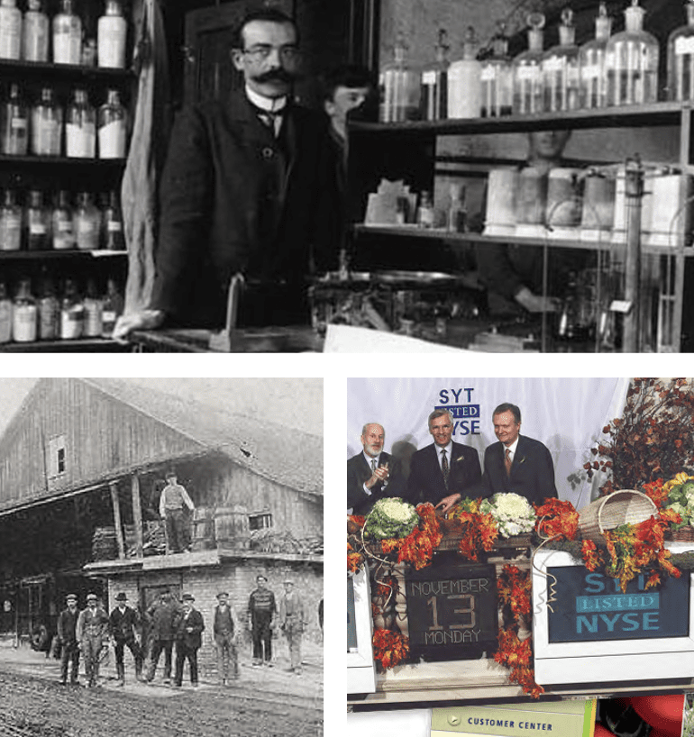 Historical images of various events.